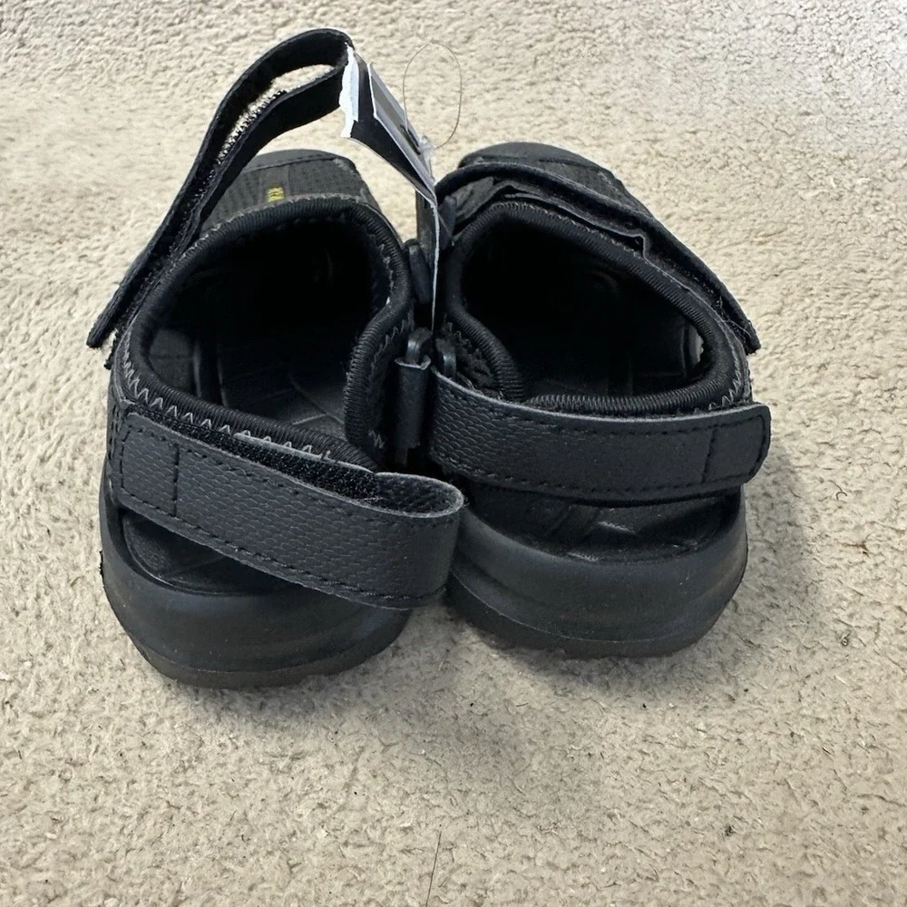 Body Glove Youth 13 Black River Sandals Mesh Water Shoes Hook Loop New